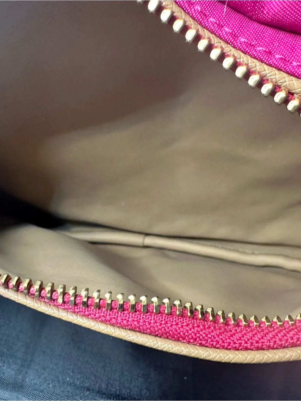Michael Kors Hot Pink Nylon Belt Bag Fanny Pack Gold Hardware Adjustable Strap